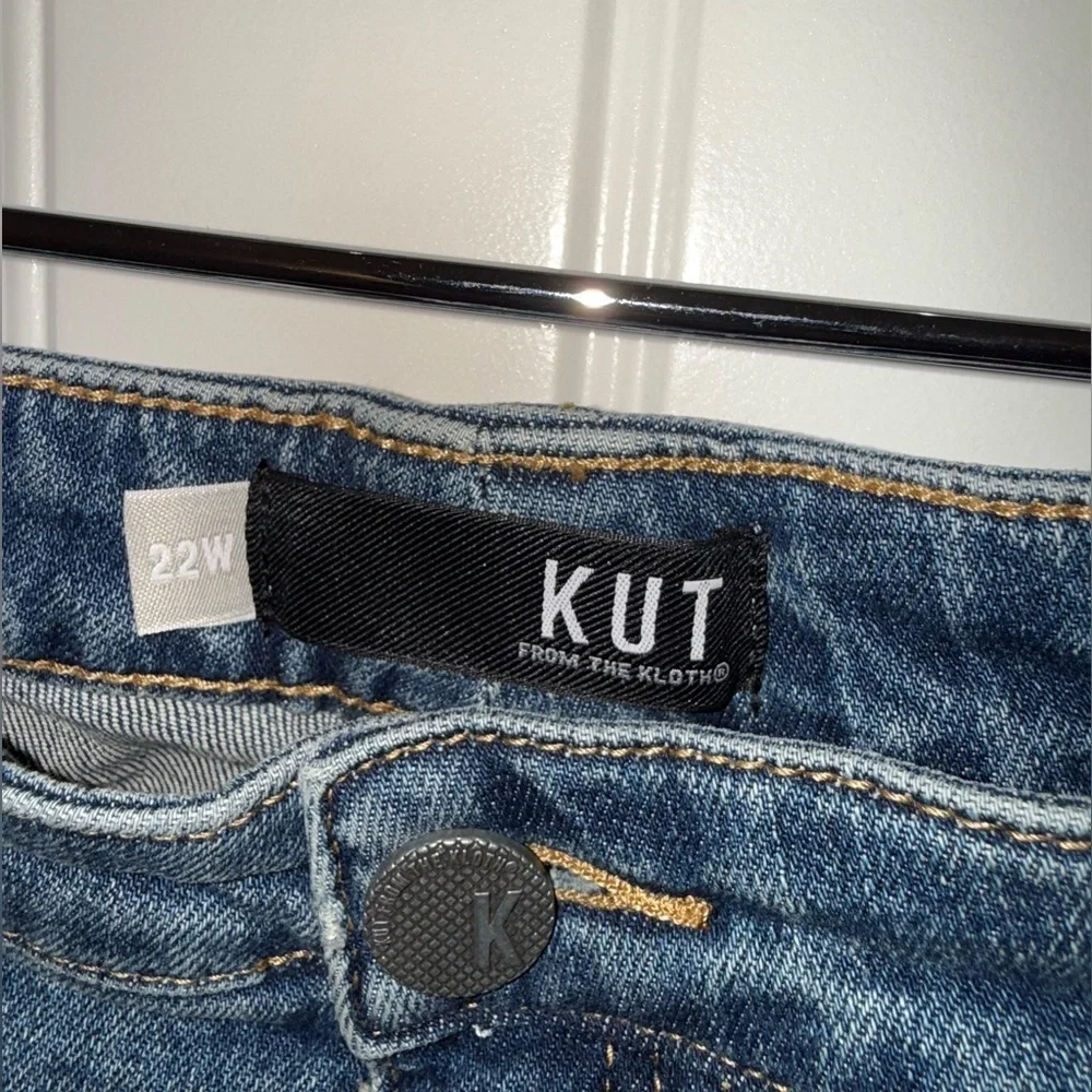 KUT from The Kloth Rachael High Rise Fab Ab Mom Jean Size 22 Women’s NWT - Picture 4 of 11